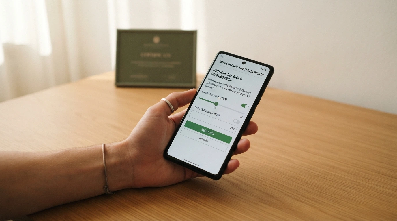 Il logo ufficiale ADM accanto ai simboli delle tutele: limite di deposito, autoesclusione e verifica identità