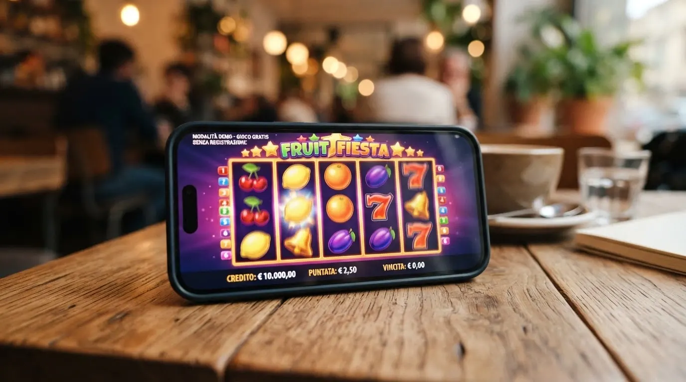 Una slot machine in modalità demo con crediti virtuali, accessibile senza registrazione